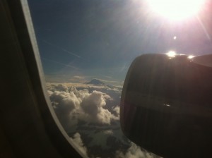 Mt Ranier from the Plane